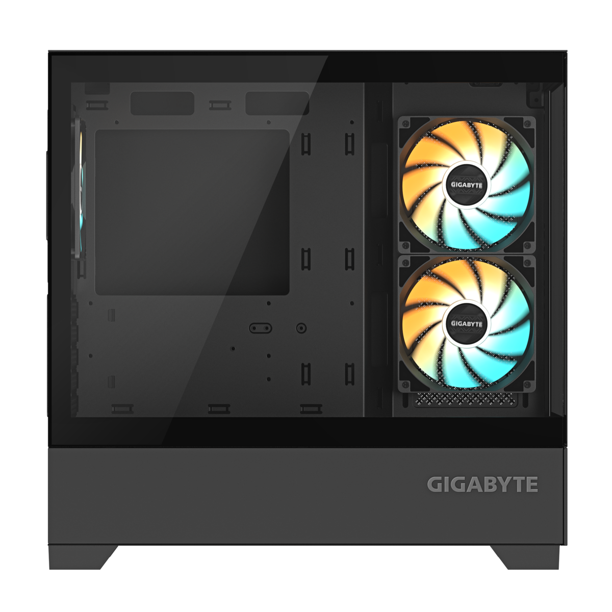 GIGABYTE kućište GB-C201P Mid-tower, mATX, 3x 120mm ARGB fans