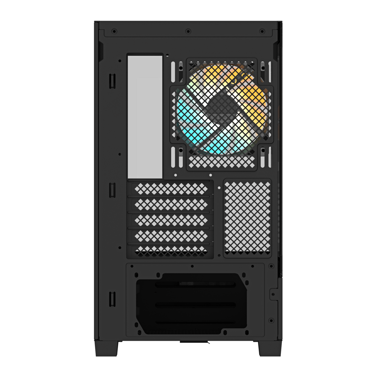GIGABYTE kućište GB-C201P Mid-tower, mATX, 3x 120mm ARGB fans