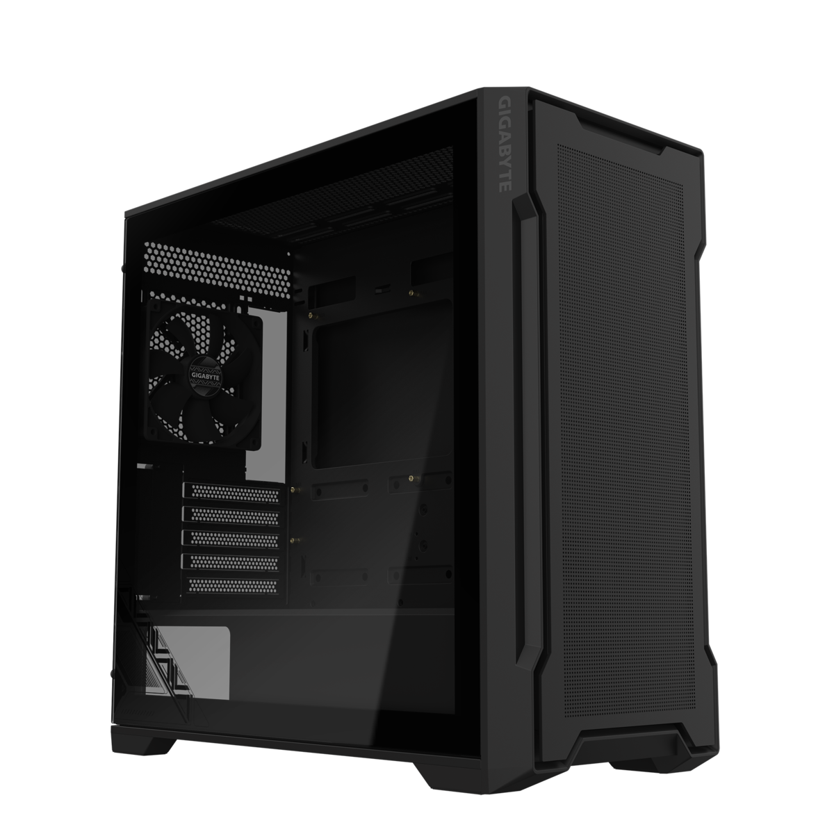 GIGABYTE kućište GB-C102G C102 Glass, Mid Tower, 2x 120mm Fans, mATX