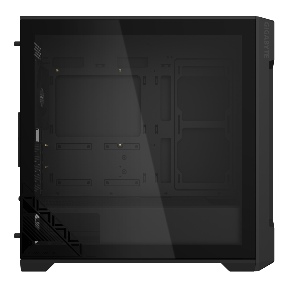 GIGABYTE kućište GB-C102G C102 Glass, Mid Tower, 2x 120mm Fans, mATX