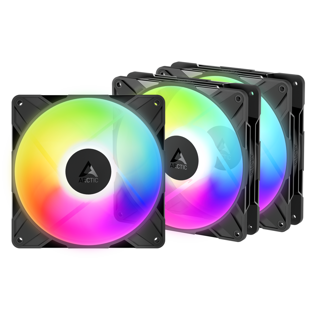 ARCTIC P14 Pro Reverse A-RGB 3PWM Fan with Cable Splitter