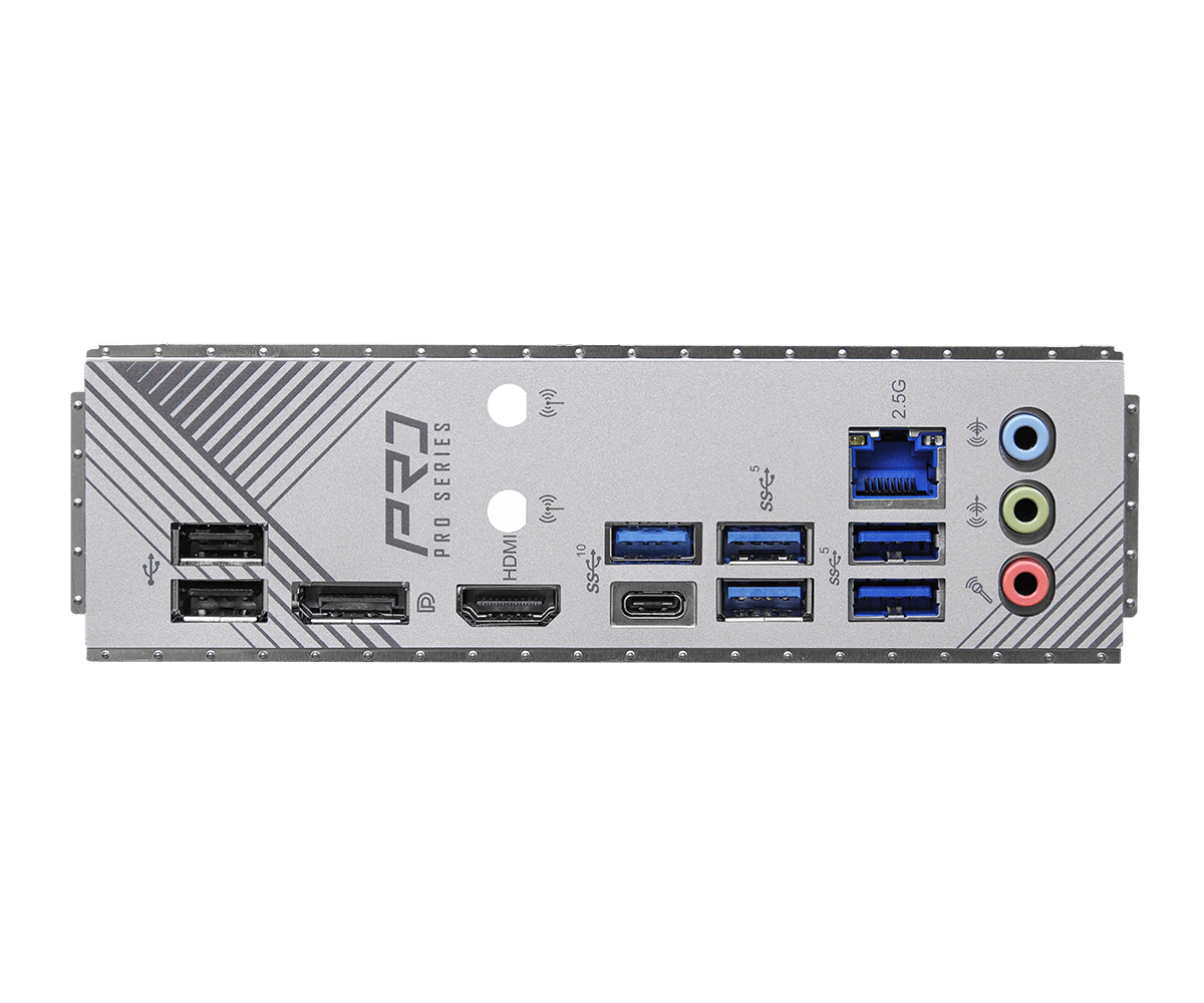 ASROCK matična ploča B760 PRO RS, Intel B760, LGA1700, 4xDDR53xM.2, 4xSATA, RAID, HDMI, DP, ATX