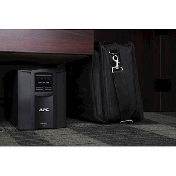APC Smart-UPS, 1500VA, Tower, 230V, 8x IEC C13, SmartConnect Port+SmartSlot, AVR, LCD