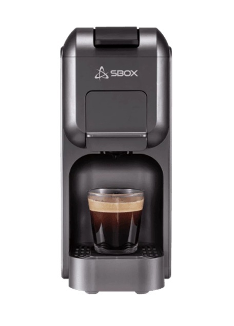 SBOX aparat za espresso kafu CM-719 3u1 BARISTA, crni - kuhanje mljevene kafe, Dolce Gusto i Nespresso kapsula