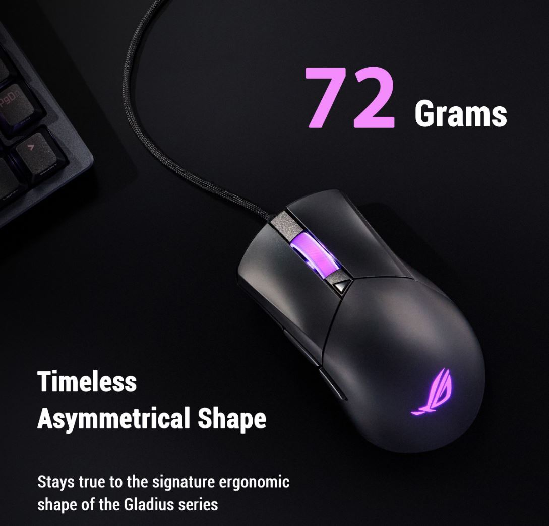 ASUS miš ROG GLADIUS III CORE