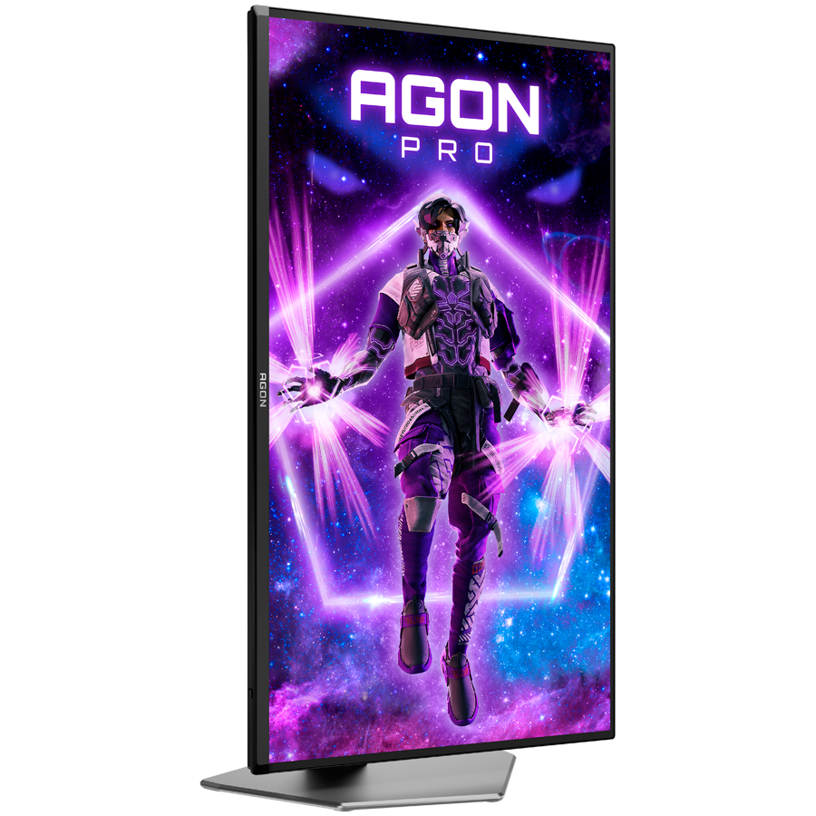 AOC monitor Agon PRO AG326UD gaming, 32, 4K, OLED, 1000 cd/m2, Adaptive Sync, HDR400, HDMI, DP, 165Hz, 0.03ms