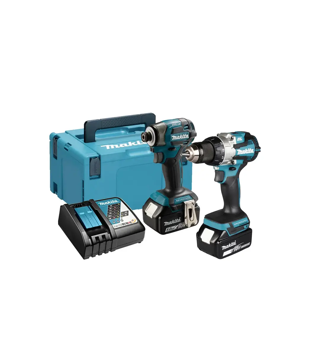 Makita - Akumulatorski set LXT bušilica, udarni odvijač u koferu DLX2527TJ
