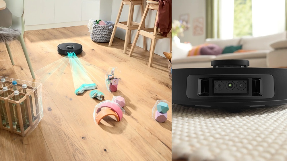BOSCH robotski usisivač BCRDW3BX Spotless Max Cam 11.000 Pa, Smart Vision kamera
