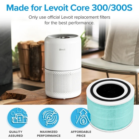Levoit Core 300 / 300S Toxin Absorber zamjenski filter s HEPA i aktivnim ugljem
