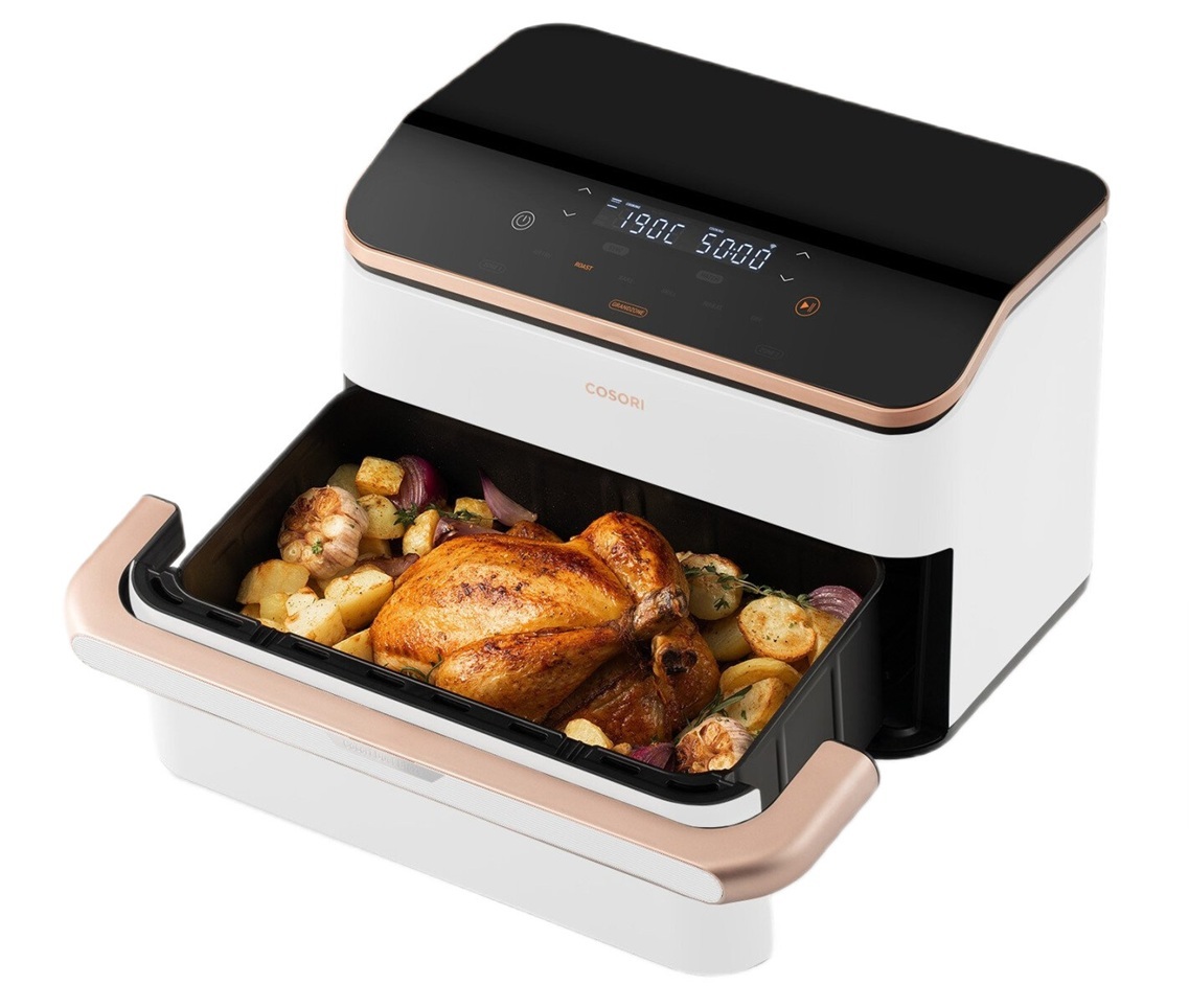 Cosori friteza na vrući zrak CAF-TF101S-WEUR Dual Blaze Twinfry, Wi-Fi; 2800 W, 10 L