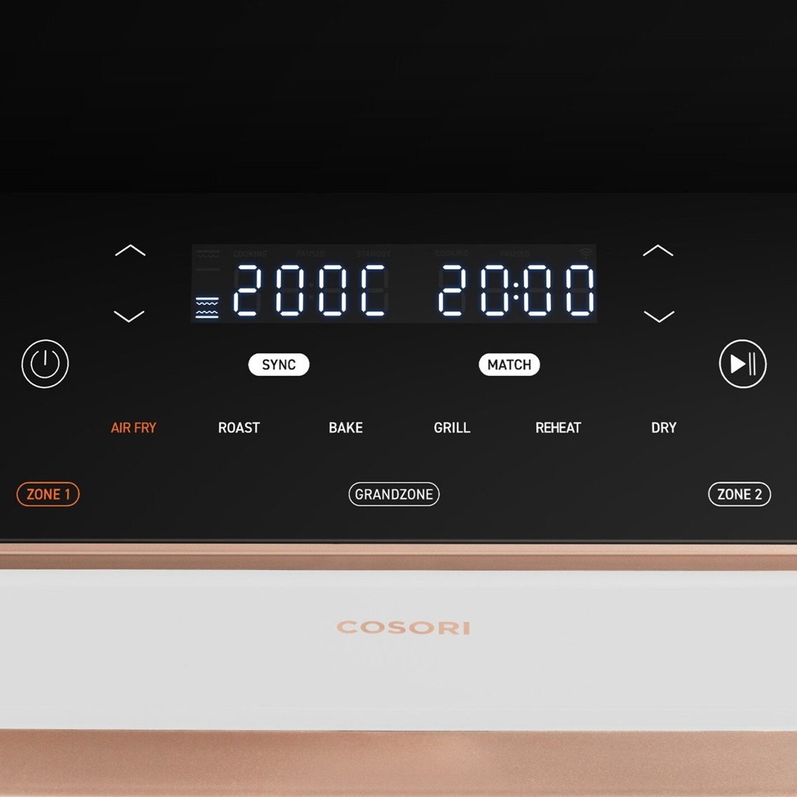 Cosori friteza na vrući zrak CAF-TF101S-WEUR Dual Blaze Twinfry, Wi-Fi; 2800 W, 10 L