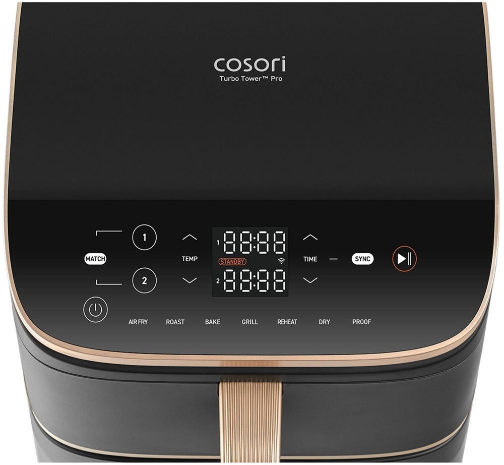 Cosori friteza na vrući zrak CAF-DC123S-DEUR Turbo Tower Pro Smart, Wi-Fi; 2630 W, 10.8 L