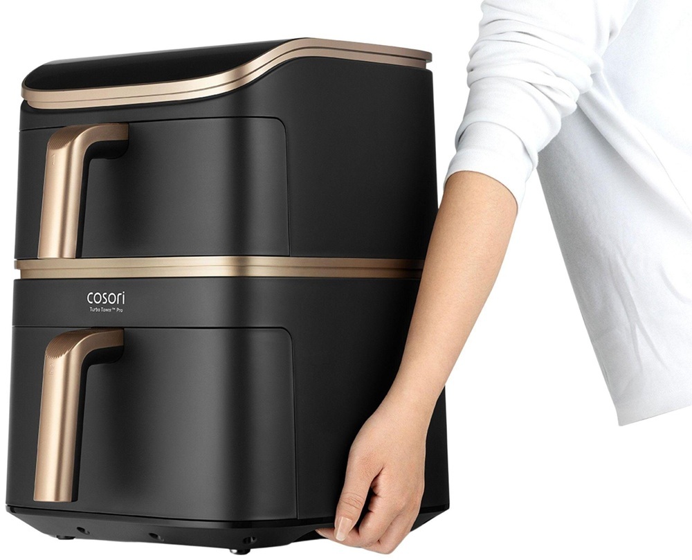 Cosori friteza na vrući zrak CAF-DC123S-DEUR Turbo Tower Pro Smart, Wi-Fi; 2630 W, 10.8 L