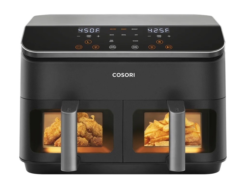 Cosori friteza na vrući zrak CAF-R901-AEUR Dual Basket, 1750 W, 8.5 L