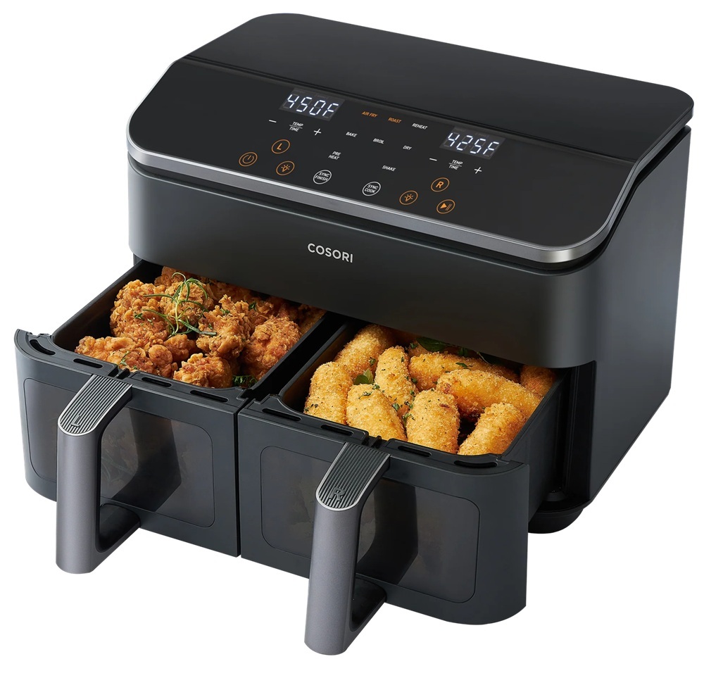 Cosori friteza na vrući zrak CAF-R901-AEUR Dual Basket, 1750 W, 8.5 L