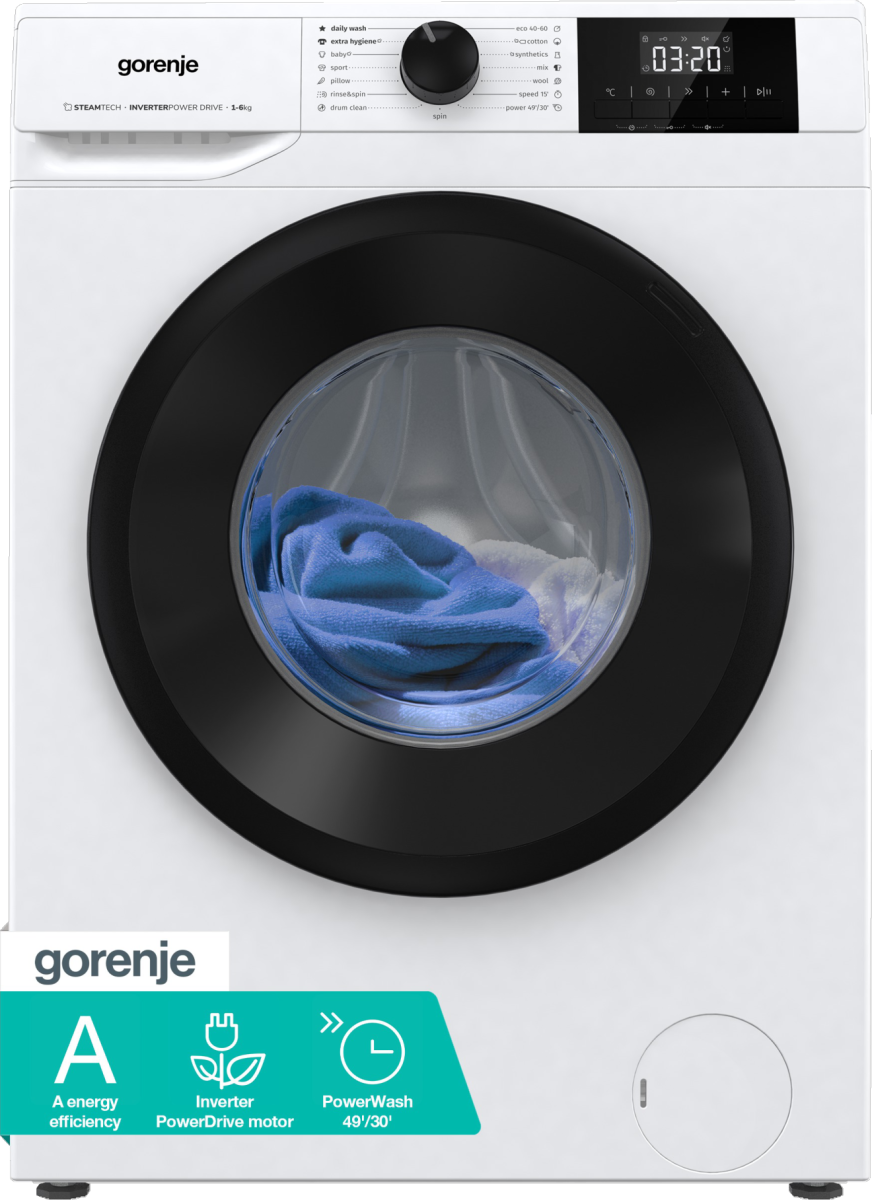 Gorenje mašina za veš W3NGPI61SAS