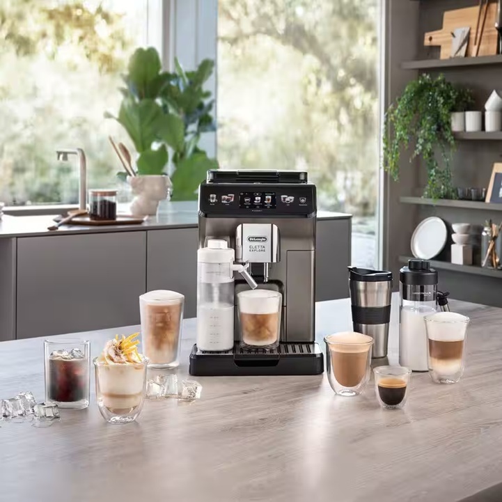 DeLonghi aparat za espresso kafu ECAM450.86.T EX:4 Eletta Explore, automatski