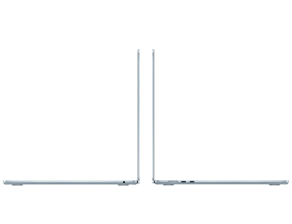 Apple MacBook Air, mdvq4cr/a, 15.3", M5, 10C GPU, 16GB RAM, 512GB SSD, Sky Blue, laptop