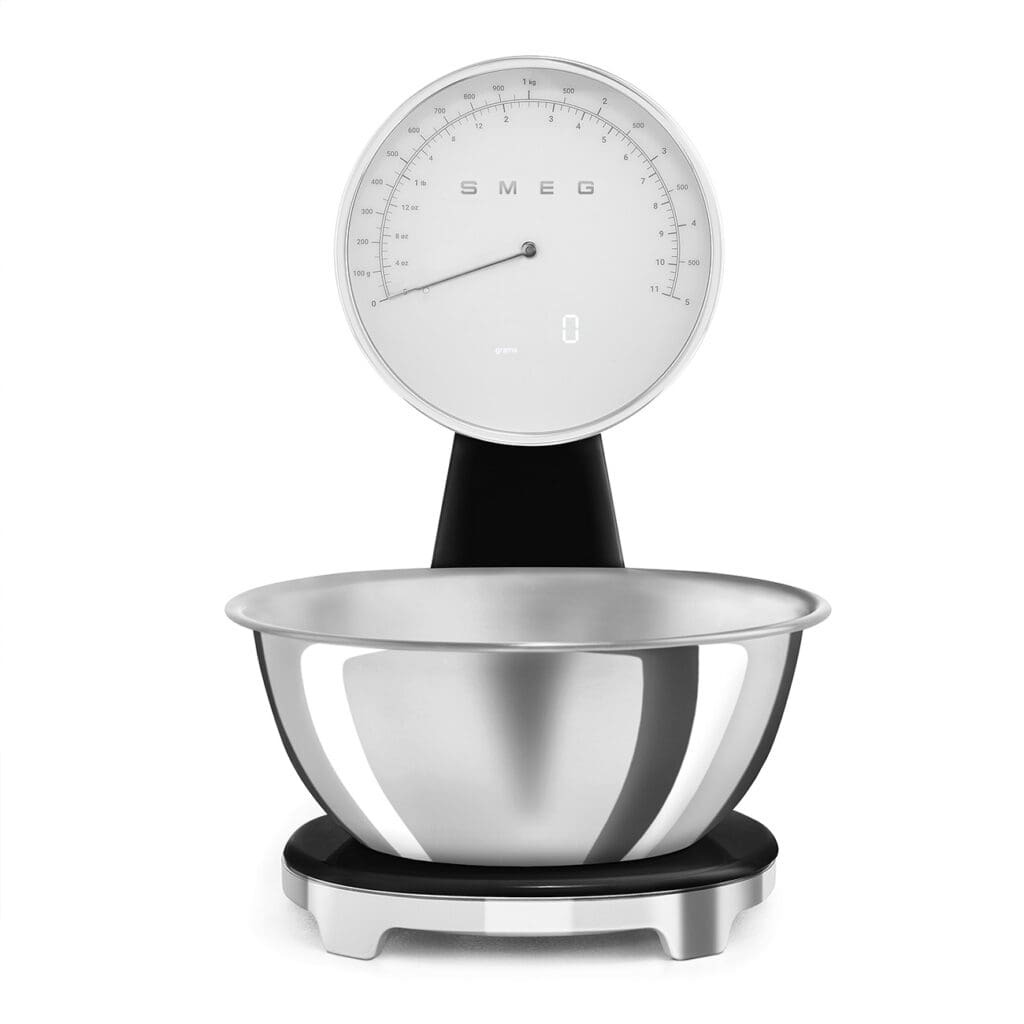 Smeg kuhinjska vaga KSF01BLWW, crna
