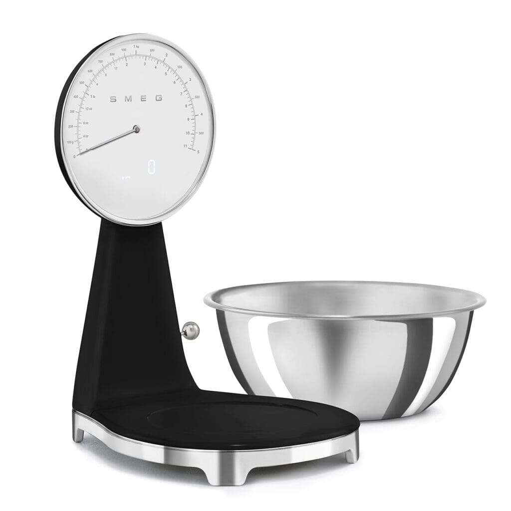 Smeg kuhinjska vaga KSF01BLWW, crna