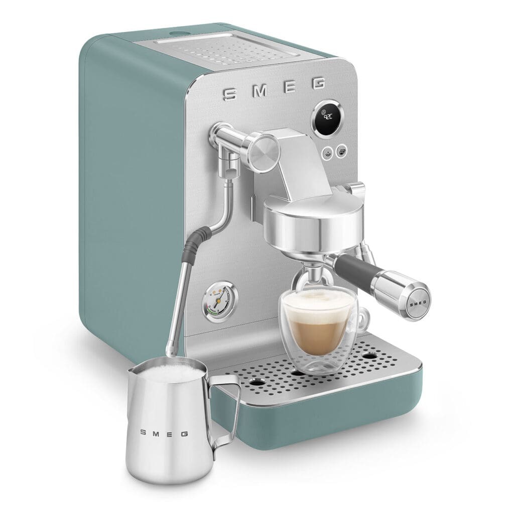 Smeg poluprofesionalni aparat za kafu EMC02EGMEU, zeleni