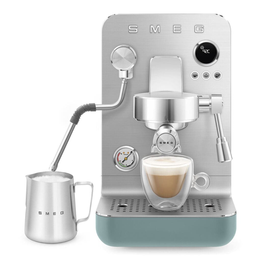 Smeg poluprofesionalni aparat za kafu EMC02EGMEU, zeleni