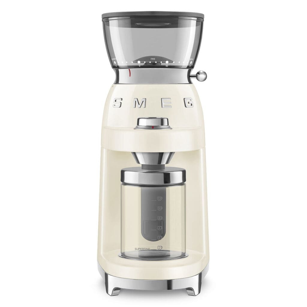 Smeg poluprofesionalni mlin za kafu CGF03CREU, bež