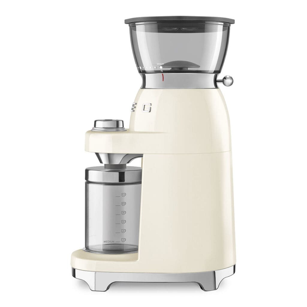 Smeg poluprofesionalni mlin za kafu CGF03CREU, bež