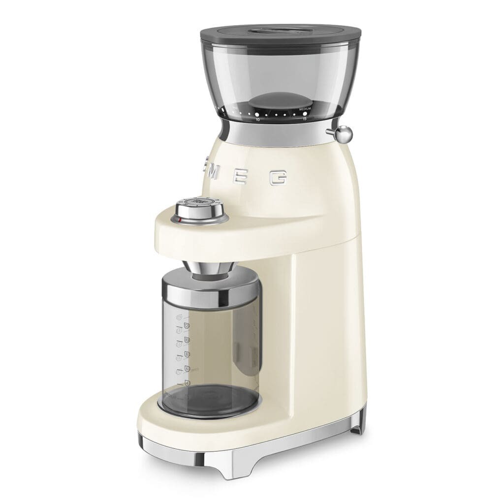Smeg poluprofesionalni mlin za kafu CGF03CREU, bež