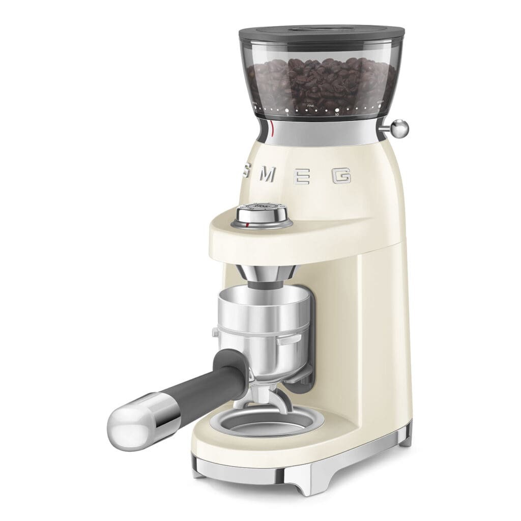 Smeg poluprofesionalni mlin za kafu CGF03CREU, bež