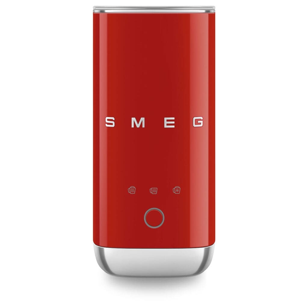 Smeg pjenilica za mlijeko MFF02RDEU, crvena