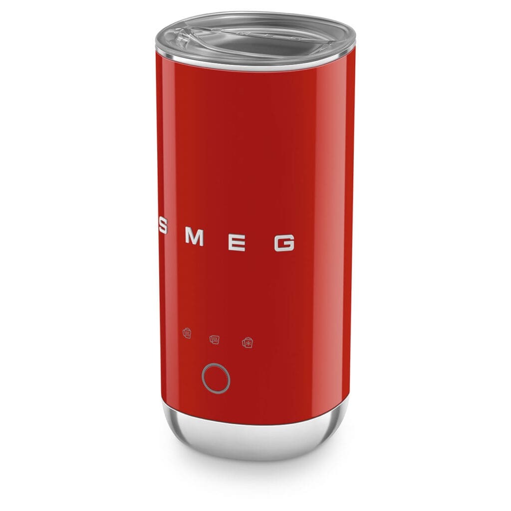 Smeg pjenilica za mlijeko MFF02RDEU, crvena