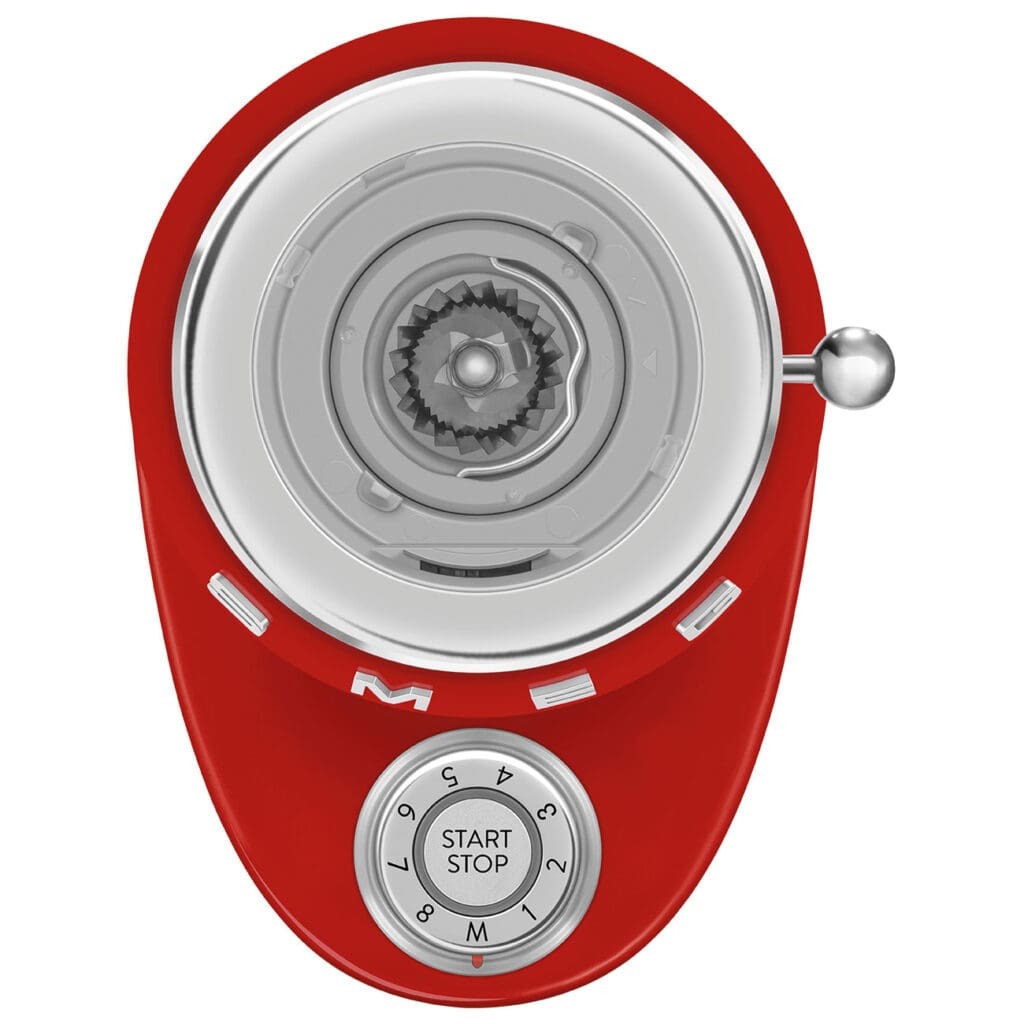 Smeg poluprofesionalni mlin za kafu CGF03RDEU, crveni