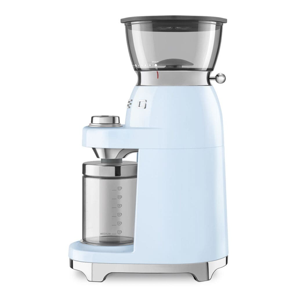 Smeg poluprofesionalni mlin za kafu CGF03PBEU, plavi