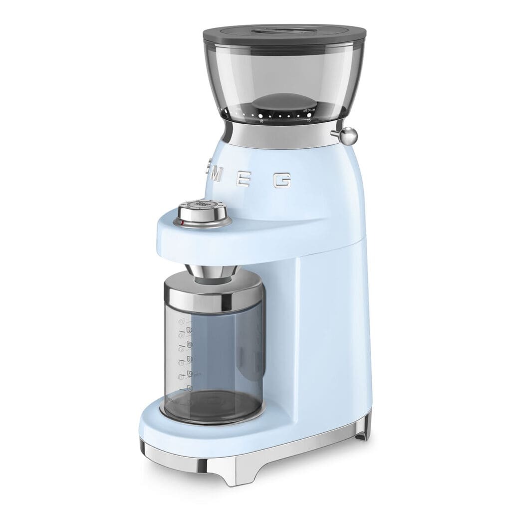 Smeg poluprofesionalni mlin za kafu CGF03PBEU, plavi