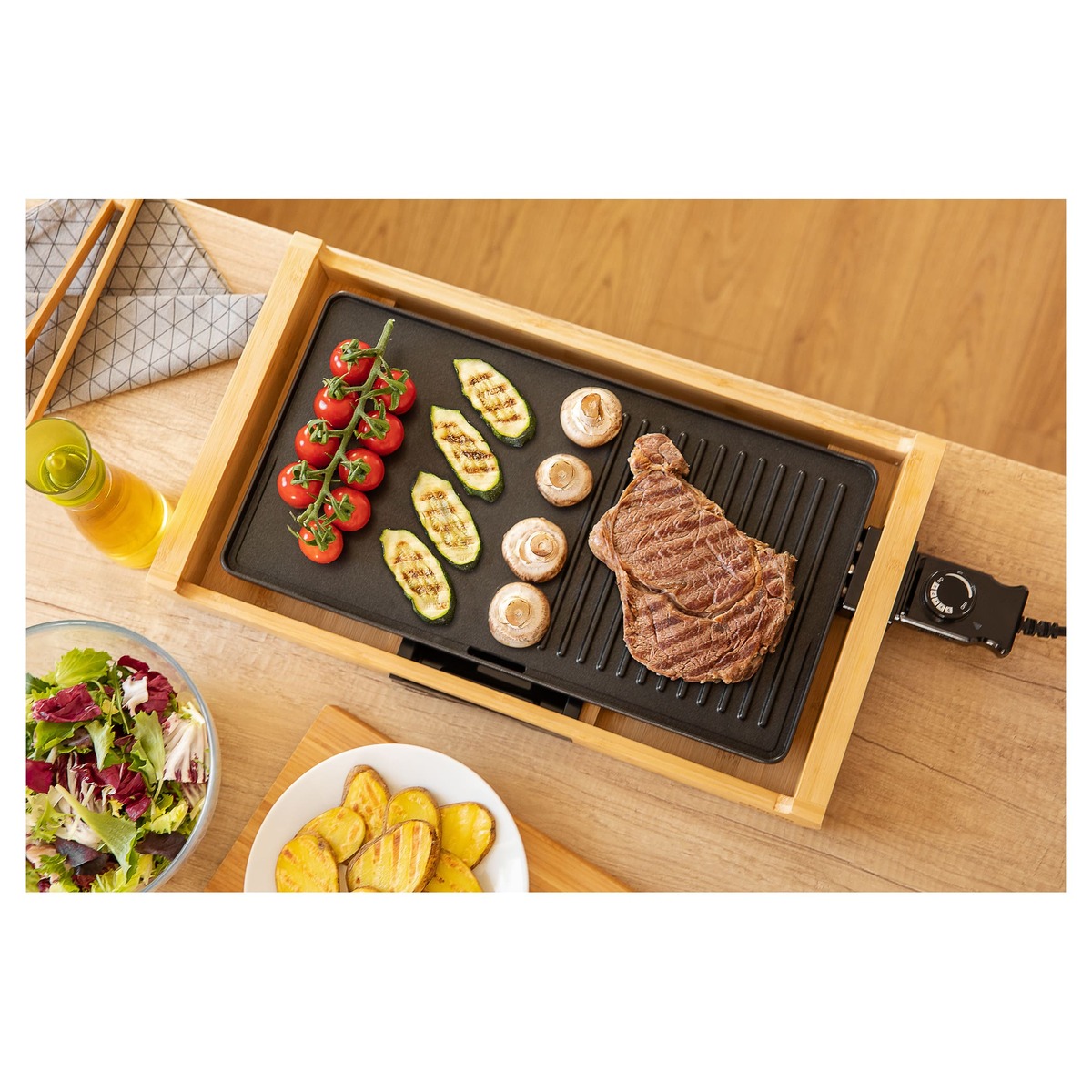 SENCOR električni roštilj SBG 206BK, 1800 W, 43x23 cm
