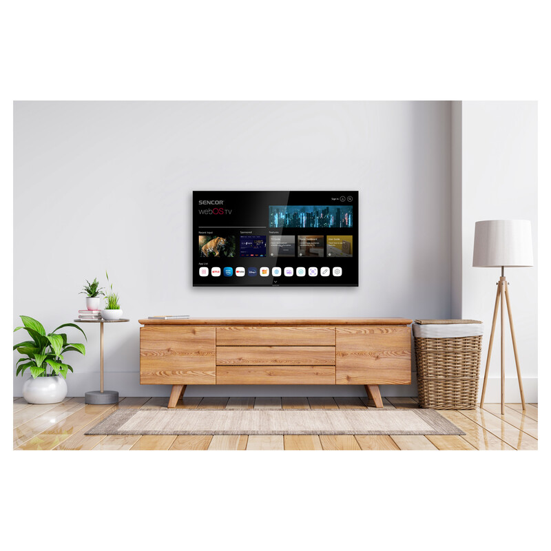 Sencor LED televizor SLE 43FS804B, Full HD, Smart TV, WebOS, Crni