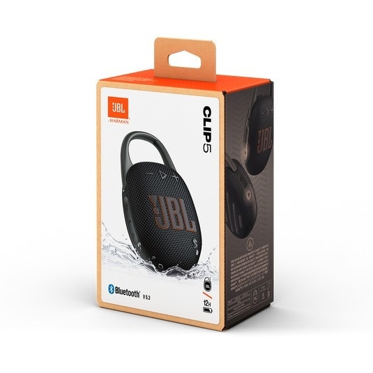 JBL Clip 5 prenosni bluetooth zvučnik, Pro Sound, BLACK/crni