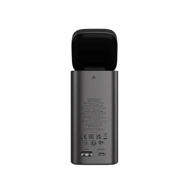 CANYON power bank, CNS-CPB150DG, Qi2 magnetic OnPower 150 15000mAh Aluminium Dark grey