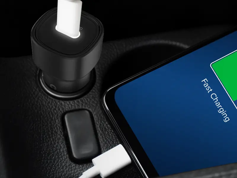 CANYON auto punjač punjač OnDrive 30 PD 30W USB-C Black