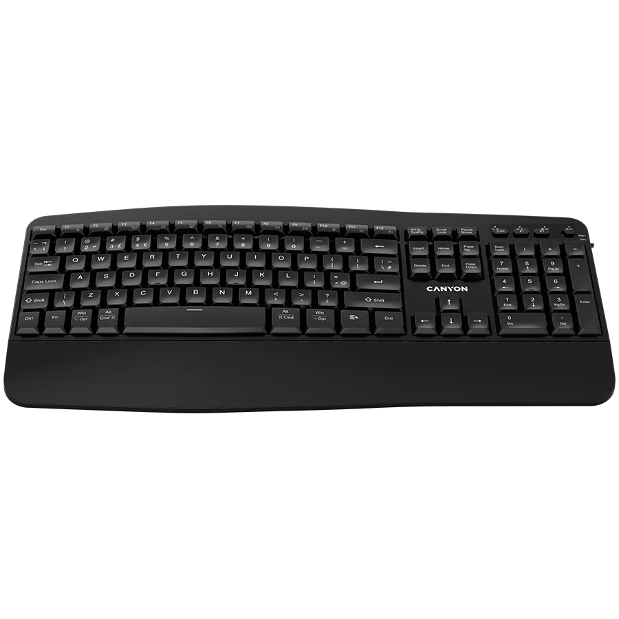 CANYON tastatura HKB-W6 Wireless Black