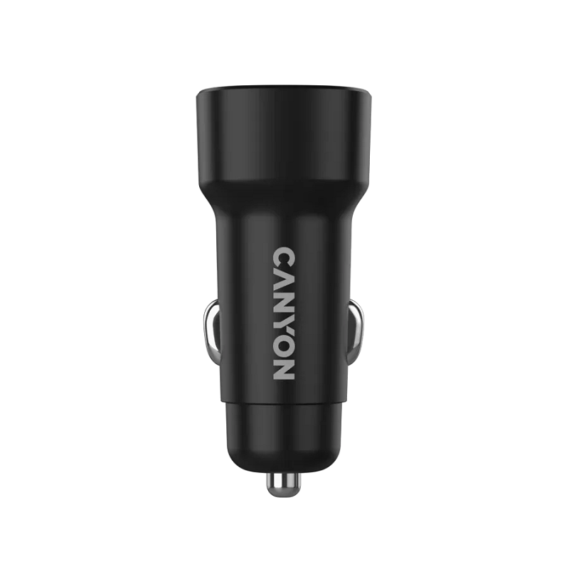 CANYON auto punjač punjač OnDrive 24 24W 2xUSB-A Black