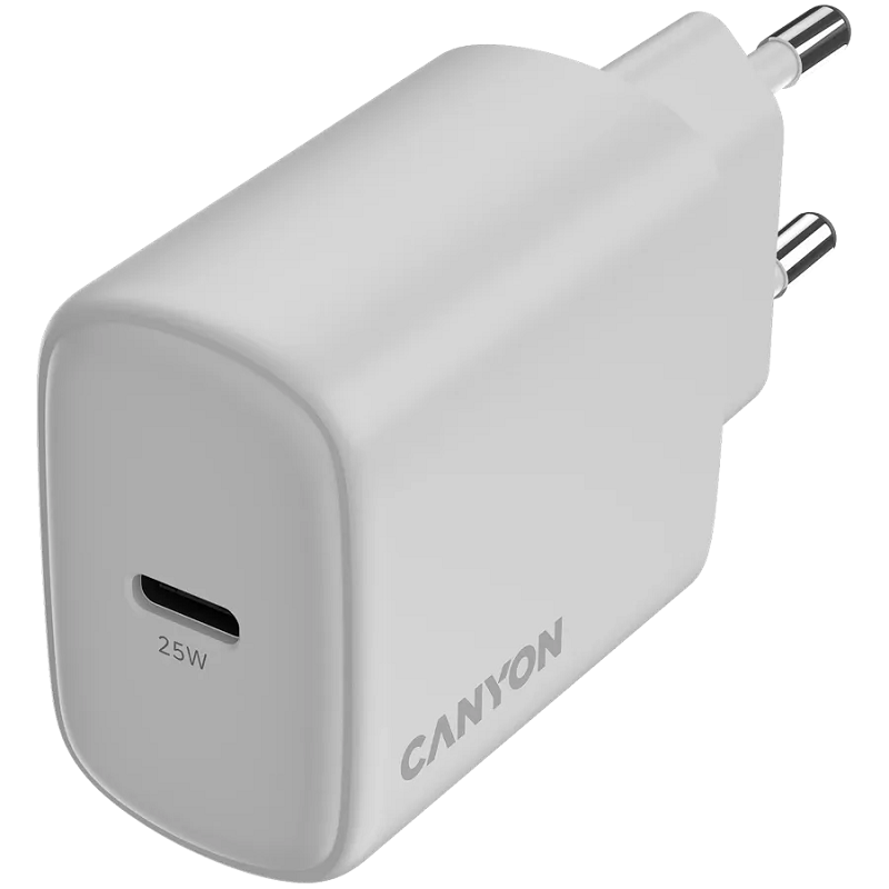 CANYON punjač OnCharge 250 25W 1xPD EU White