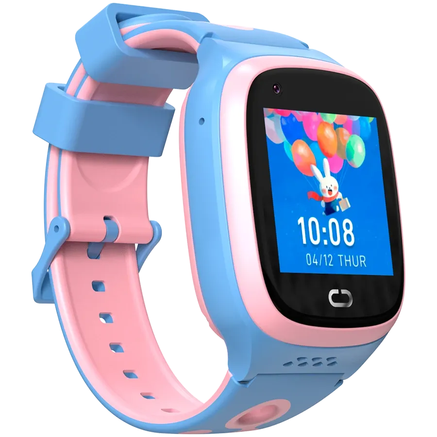 Canyon pametni sat, dječiji ZEFIR KW-49 E-SIM 4G GPS WiFi Video Music Games English learning, Pink&Blue