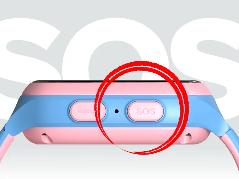 Canyon pametni sat, dječiji ZEFIR KW-49 E-SIM 4G GPS WiFi Video Music Games English learning, Pink&Blue