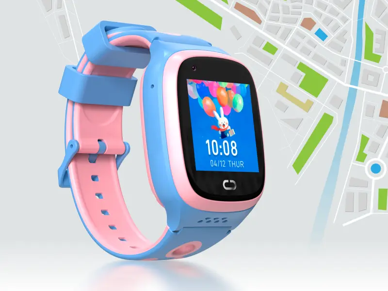 Canyon pametni sat, dječiji ZEFIR KW-49 E-SIM 4G GPS WiFi Video Music Games English learning, Pink&Blue