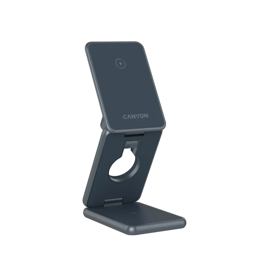 CANYON wireless punjač OnCharge 309 15W 3in1 Metal