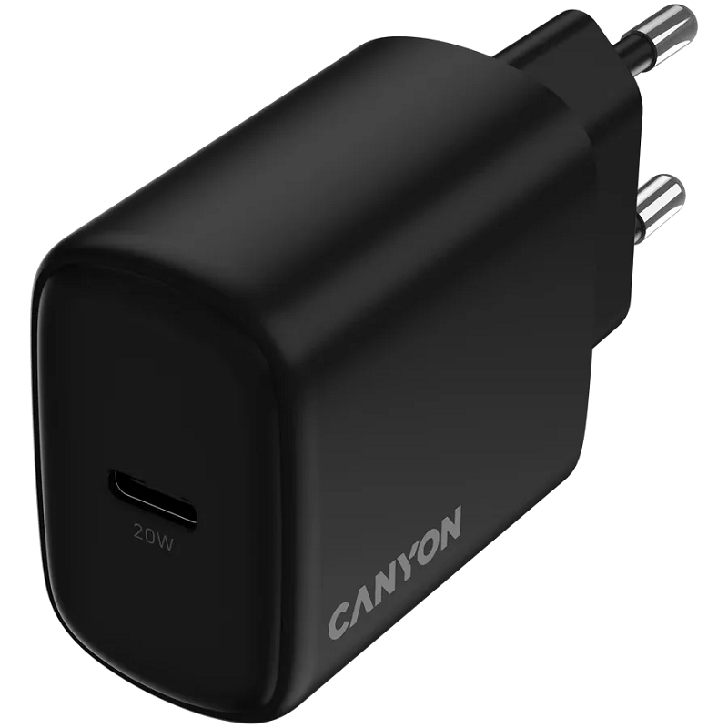 CANYON punjač OnCharge 200 20W 1xPD EU Black