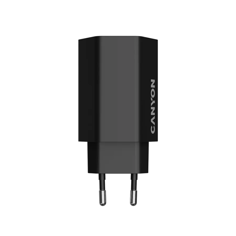 CANYON punjač HEXAGON 65 GaN 65W 2xPD 1xQC EU Black