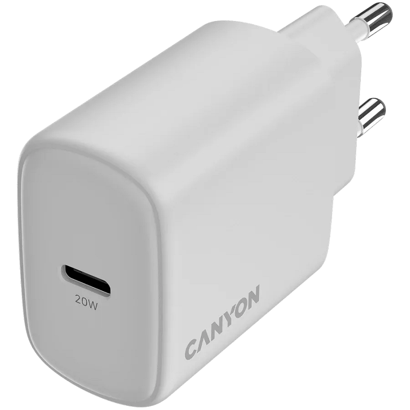 CANYON punjač OnCharge 200 20W 1xPD EU White